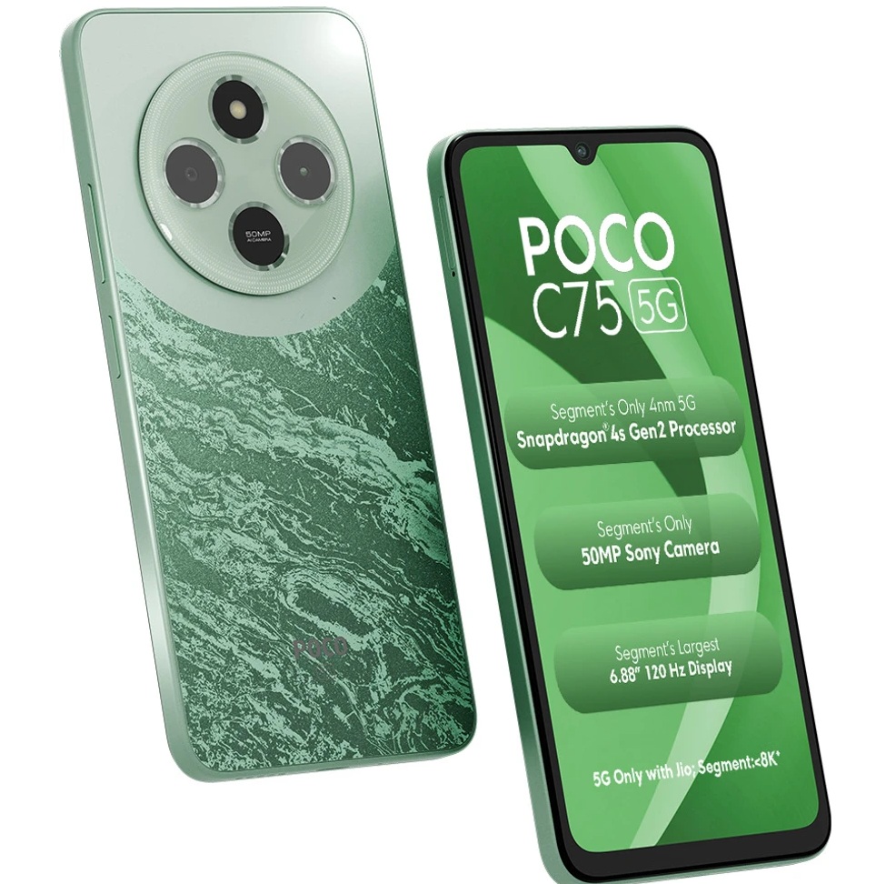 XIaomi POCO C75 256Gb 8Ram Color Verde Nuevo Libre